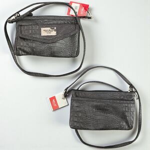 Vintage Relic Croc Embossed Crossbody Shoulder Bag NWT